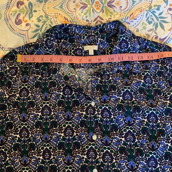 Talbots • Fine Corduroy Patterned Button Up - Picture 10 of 13